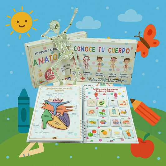 Libro Ocupado de Anatomía Humana – Aprende jugando