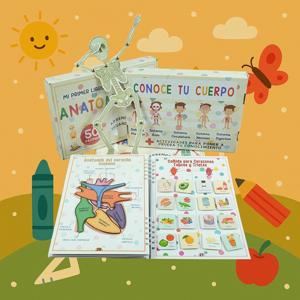 Libro Ocupado de Anatomía Humana – Aprende jugando